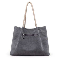 Women Durable Canvas Casual Retro Elegant Vintage Large Capacity Handbag