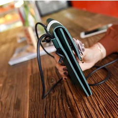 Women Quality PU Leather Retro Floral Mini Phone Bag Crossbody Bag