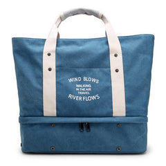 Women Quality Canvas Large Capacity Handbag Travel Bag Storage Bag