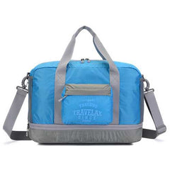 Men Women Nylon Travel Luggage Bag Handbag Large Capacity Outdoor Fitness Crossbody Bag