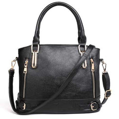 Women PU leather Multi Pocket Casual Vintage Handbag Shoulder Bag