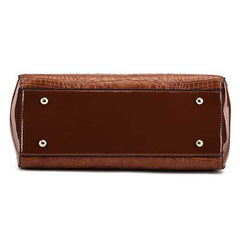 Women Crocodile High-End Vintage PU Leather Handbag Shoulder Bag