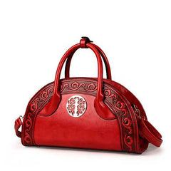 Women National Retro Handbag Folk Elegant Crossbody Bag