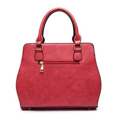 Women Rose Embroidery Handbag Elegant Tote Bag Crossbody Bag