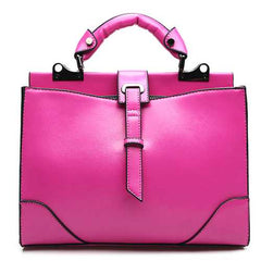 Women Fashion PU Oil Wax Handbag Large Capacity Casual Shoulder Bag