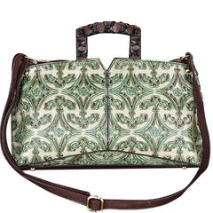 Women Handwork Knurling Retro Genuine Leather Handbag Crossbody Bag