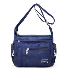 Women Nylon Multi Pocket  Shoulder Bag Crossbody Bag