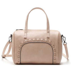 Large Capacity Women Retro Pu Leather Crossbody Bag Handbag