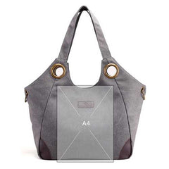 Women Canvas Handbag Casual Tote Shoulder Bag
