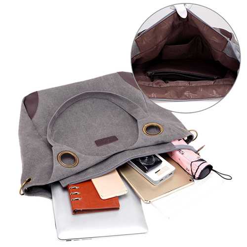 Women Canvas Handbag Casual Tote Shoulder Bag