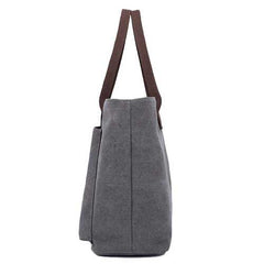 Vintage Simple Wild Tote High Capacity Handbags For Women