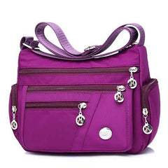 Women Nylon Water-resistant Crossbody Shoulder Bag