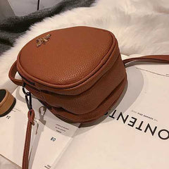 Metallic Bee Bag Shoulder Bag Crossbody Bag Multi-pocket Diagonal Portable Handbag