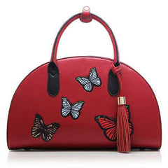 Women National Style Semicircle Handbag Shoulder Bag Crossbo