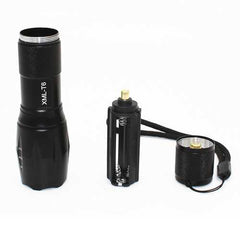 XANES A100 Q5 Red Light / R5 Green Light 1200LM Zoomable Long-range Outdoor Sports Hunting Searching Flashlight