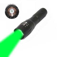 XANES A100 Q5 Red Light / R5 Green Light 1200LM Zoomable Long-range Outdoor Sports Hunting Searching Flashlight