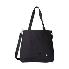 Haiku Women"s Journey Eco Tote Bag, Black w/ Plum Stitch