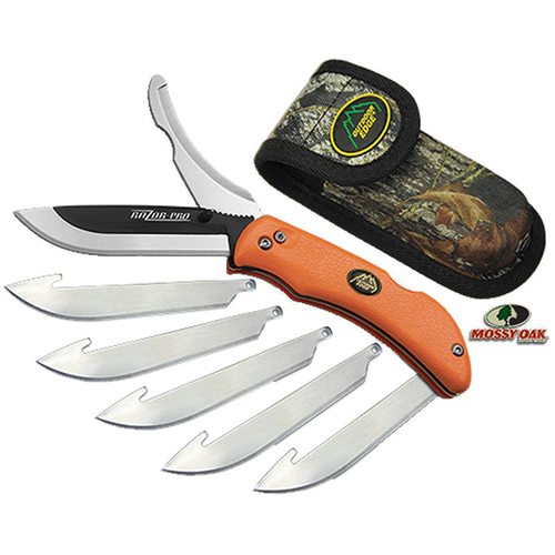 Outdoor Edge Razor-Pro Knife Orange 6 Blades