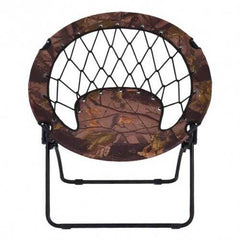 Outdoor Camping Folding Round Bungee Chair-Army Uniform
